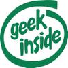 Decaltor Green Geek Inside - Vinyl Car Decal Sticker Laptop Stickers - 5" Vinyl Decal -Funny Laptop, Phone, Tablet Vinyl Decal Sticker view 1