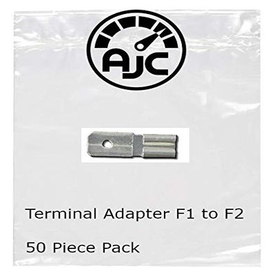 AJC Terminal Adapter F1 to F2-50 Piece Pack