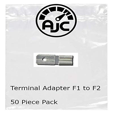 AJC Terminal Adapter F1 to F2-50 Piece Pack