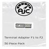 AJC Terminal Adapter F1 to F2-50 Piece Pack view 1