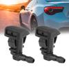 X AUTOHAUX 2pcs 8E5Z17603A Car Windshield Wiper Washer Nozzle Spray Jet for Ford Fusion for Mercury Milan for Lincoln MKZ view 2