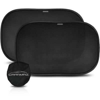 CARAMAZ Car Window Shade for Baby with Certified UV-Protection 2 Pack - 20"x12"