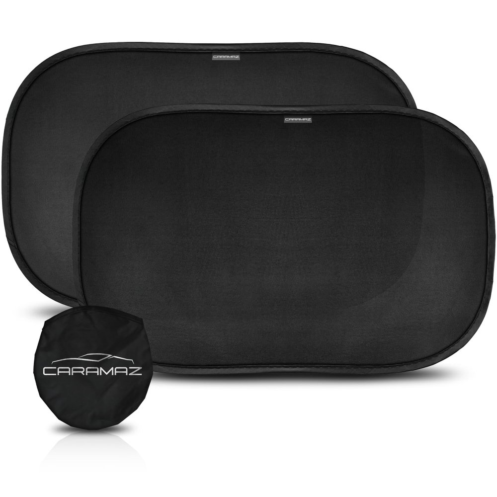 CARAMAZ Car Window Shade for Baby with Certified UV-Protection 2 Pack - 20"x12"