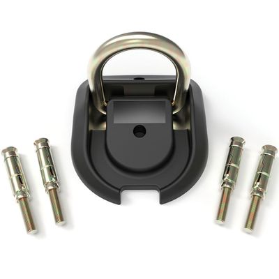 OnGuard Ground Anchor Bronze 12 mm (0.47 in) Hardened Steel Folding Shackle Concrete Security Anchor for Bikes, Scooters, Motorcycles & E-Bikes