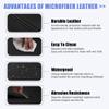 X AUTOHAUX Car Center Console Lid Armrest Seat Box Cover Protector Replacement Microfiber Leather for Toyota Prius 2004-2009 Black view 3