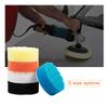 Pangocho Jinchao-polishing Pads, 5pcs Buffing Sponge Polishing Pad Hand Tool Kit, 3/4/5/6/7 Inch for Car Polisher Wax,Polishing (Color : 4 inches) view 2