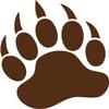 Decaltor Brown Grizzly Bear PAW Print 3.5" Vinyl Decal -Funny Laptop, Phone, Tablet Vinyl Decal Sticker,Bumper Sticker Laptop, Ipad, Window, Wall, Car, Truck, Motorcycle view 1