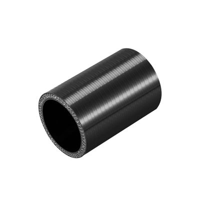 X AUTOHAUX 38mm 1.50" ID Universal Car Straight Silicone Coupler Pipe Replacement 76mm Black