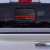 Bogar Tech Designs Precut Rear Middle Window American Flag Vinyl Decal Compatible with Ford Ranger 2018-2025, Thin Red Line view 1