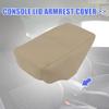X AUTOHAUX Car Center Console Lid Armrest Seat Box Cover Protector Replacement Microfiber Leather for Nissan Altima 2007-2012 Beige view 2