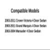 Laminated Driver Left Side Front Door Window Door Glass Compatible with Ford Crown Victoria/Mercury Grand Marquis/Mercury Marauder 2003-2011 Models view 3