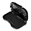 wpOP59NE Car Drink Holder Folding Cars Travel Back Seat Storage Table Food Cup Tray Stand Desk Universal Multifunctional Accessory Automotive Consoles Organizers Black view 2