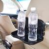 wpOP59NE Car Drink Holder Folding Cars Travel Back Seat Storage Table Food Cup Tray Stand Desk Universal Multifunctional Accessory Automotive Consoles Organizers Black view 3