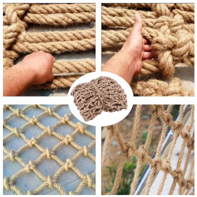 Safety Net Climbing Rope Net Cargo Net Ladder Truck Trailer Heavy Duty Netting Balcony Banister Stair Protection Fence Decor Kids Hammock (Size : 1 * 1m(3 * 3ft))