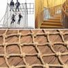 Safety Net Climbing Rope Net Cargo Net Ladder Truck Trailer Heavy Duty Netting Balcony Banister Stair Protection Fence Decor Kids Hammock (Size : 1 * 1m(3 * 3ft)) view 3