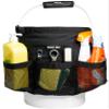 MELOTOUGH Bucket Car Wash Tool Organizer for Garden Cleaning bucket organizer Water-resistant Mesh Pockets for Clean Supplier, Car Wash Supplier Tools Fit 3.5 to 5 Gallon Bucket (Black) view 2