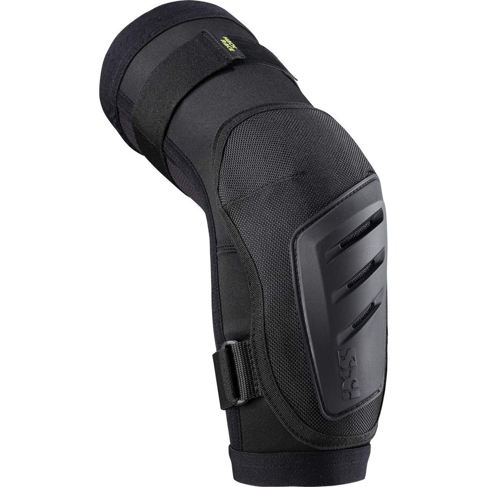 IXS Flow EVO+ Breathable Moisture-Elbow Guard, Dirt Bike Protective Gear, Mountain Bike Pads, Elbow Sleeve, Wicking Padded Protective Elbow Pads (Black, L)