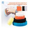 Xuulan Xianglaa-Good polishing Pads, 5pcs Buffing Sponge Polishing Pad Hand Tool Kit, 3/4/5/6/7 Inch for Car Polisher Wax, Adapter for Car Care Polisher (Color : 4 inches) view 3