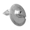 A.A Zinc Trim Tab Anode Replacement for Yamaha Outboards 200 225 250 300 HP 18-6122Z, 69L-45371-00-00 view 2