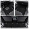 ecoMats Carpet Floor Mats Custom Fit for 2012 2013 2014 2015 2016 Honda CR-V, with Non Slip Driver Heel Pad and Safety Locks, Front and Rear Set, Black, CRV view 2