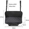 Car Seat Storage and Handbag Holding Net Hanging Storage Bag Between Car Seats,Barrier of Back Seat Pet Kids view 2