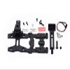 R/C Scale Accessories : Spare Tire Support Mount + High Taillight For Axial SCX10 III Jeep Jl Wrangler (Axi03007) - 10Pc Set Black view 1
