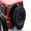 R/C Scale Accessories : Spare Tire Support Mount + High Taillight For Axial SCX10 III Jeep Jl Wrangler (Axi03007) - 10Pc Set Black view 4