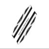 Aluminum Chassis Side Bars (Silver Inlay A Version) For Traxxas Hoss 4X4 Vxl 90076-4 - 6Pc Set Black view 1