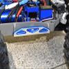 Aluminum Chassis Side Bars (Silver Inlay A Version) For Traxxas Hoss 4X4 Vxl 90076-4 - 6Pc Set Black view 2