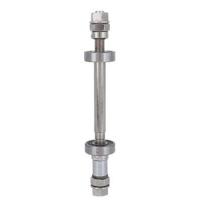 Sealed ycle axle,ycle Wheel Axle,Durable Metal ycle Wheel Hub Axle Front Rear Solid Shaft Lever Repair Tool(Rear)