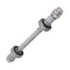 Sealed ycle axle,ycle Wheel Axle,Durable Metal ycle Wheel Hub Axle Front Rear Solid Shaft Lever Repair Tool(Rear) view 2