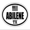 Abilene TX Texas Taylor County Stealthy US Flag Euro Decal Bumper Sticker 3M Vinyl 3" x 5" view 1