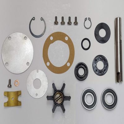 StayCoolPumps SCP-32617 Rebuild Kit with Shaft for Raw Sea Water Pump Westerbeke 32617, Johnson 10-35038-5E, Onan 132-0284