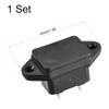 uxcell AC 250V 10A 3P Iec320 C14 Inlet Plug Power Socket Black W Cover 1Set view 3