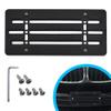 Front Bumper License Plate Bracket for BMW 2000-2026, Plate Holder Set w 6 Unique Screw Bolts & Wrench Kit, License Tag Mounting Kit, Quality Plate Holders, Premium Car & Truck Accessories view 1