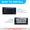 Front Bumper License Plate Bracket for BMW 2000-2026, Plate Holder Set w 6 Unique Screw Bolts & Wrench Kit, License Tag Mounting Kit, Quality Plate Holders, Premium Car & Truck Accessories view 4