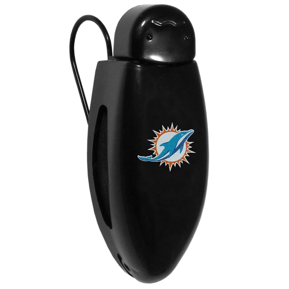 Siskiyou Sports NFL Miami Dolphins Visor Clip for Sunglasses, Black, One Size