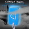 Riverruns Floating Key Ring Glow in Dark Lightweight Water Buoyant Key chain, Boat Kayak Key Chains for Water Sports (Blue-Medium-1pack) view 3