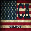 Gilroy CA California Santa Clara County Vintage US Flag Decal Bumper Sticker 3M Vinyl 3" x 5" view 1