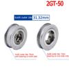 GT2 50T Idler Timing Pulley with Bearing 12mm Bore 2mm Pitch Tension Pulley For 10mm Width Belt (without teeth; teeth width: 11mm, bore: 12mm) view 2
