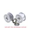 GT2 55T Idler Timing Pulley 12mm Bore 2mm Pitch Tension Pulley For 6mm Width Belt for 3D Printer CNC (without teeth; teeth width: 7mm, bore: 12mm) view 3