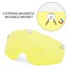 Shinmax Adults Bike Helmet Accessory,Adjustable Helmet with Removable Shield Visor Only for SM-T69 view 2
