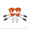 Aluminum Rear Tie Rods With Stabilizer For 1/10 Traxxas HOSS 4X4 VXL 90076-4 - 13Pc Set Orange view 1