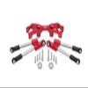 Aluminum Rear Tie Rods With Stabilizer For 1/10 Traxxas HOSS 4X4 VXL 90076-4 - 13Pc Set Red view 1