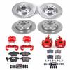 PowerStop Z23 Performance Brake Pad Rotor Caliper Kit Front & Rear KC5749A view 2