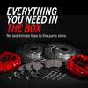 PowerStop Z23 Performance Brake Pad Rotor Caliper Kit Front & Rear KC5749A view 4