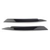 Three T Car Headlight Headlamp Eye Lid Eyebrow Trim Decor Cover for VW for Passat B7 2010-2014, Glossy Black view 2