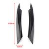 Three T Car Headlight Headlamp Eye Lid Eyebrow Trim Decor Cover for VW for Passat B7 2010-2014, Glossy Black view 4