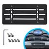 Front Bumper License Plate Bracket for Subaru 2000-2026, Plate Holder Set w 6 Unique Screw Bolts & Wrench Kit, License Tag Mounting Kit, Quality Plate Holders, Premium Car & Truck Accessories view 1