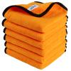 MR.SIGA Professional Premium Microfiber Towels for Cars, Dual-Sided Car Washing and Detailing Towels, Gold, 15.7 x 23.6 inch, 6 Pack view 1